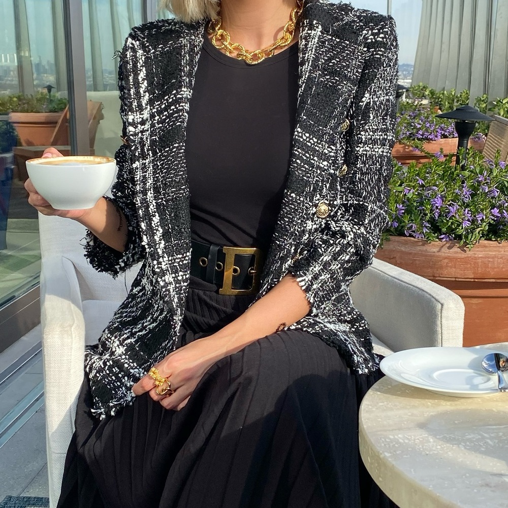 Tweed blazer